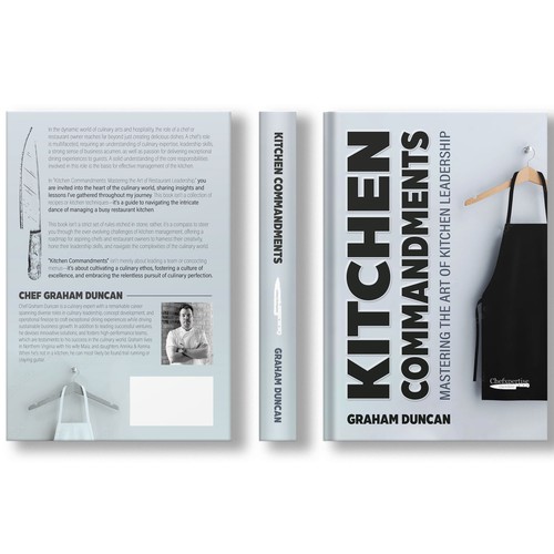 Non-Fiction Book for Chef. Book Cover