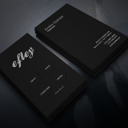 clean business card 