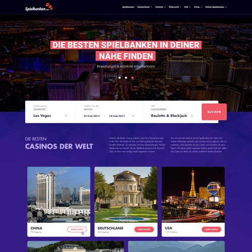 Concept design for Spielbanken.net