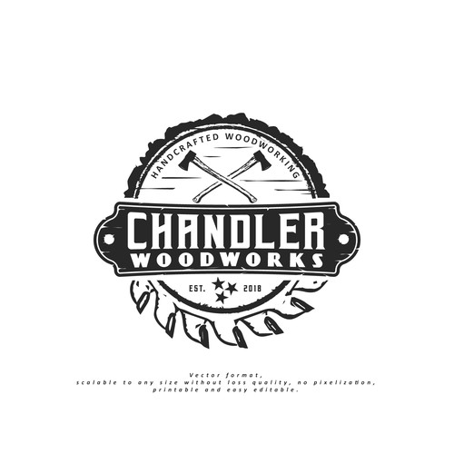  Logo for Chandler Woodworks