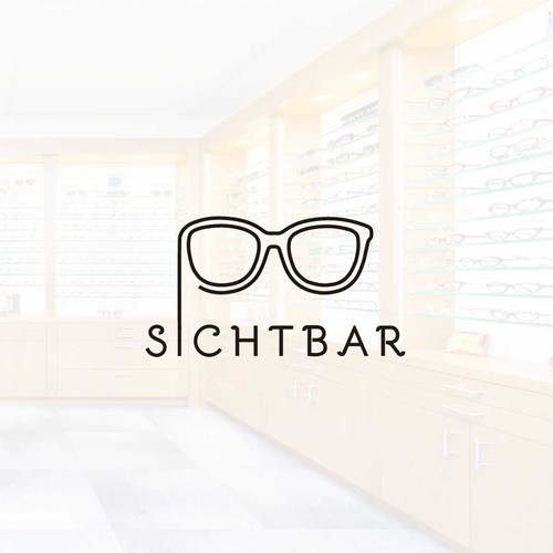 Eye glasses shop logo