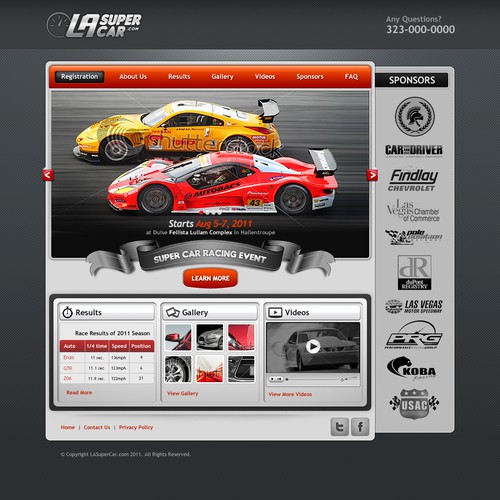 Do you like Fast Cars? This design contest is for you. 