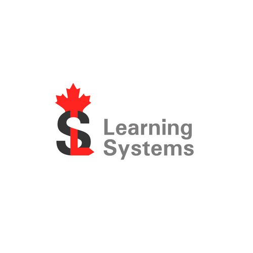 Logo concept for a Learning Systems. Canada