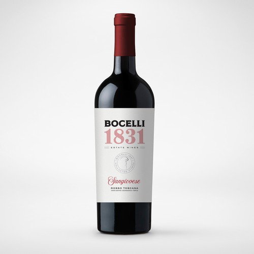 Bocelli - Sangiovese - Wine Label