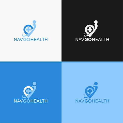 Logo concept for NavGoHealth