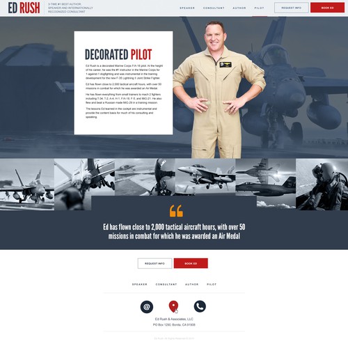 ED Rush Personal Website