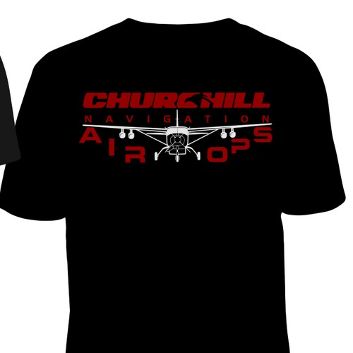 Design a tough tee for Churchill Navigation- something Chuck Norris would want to wear