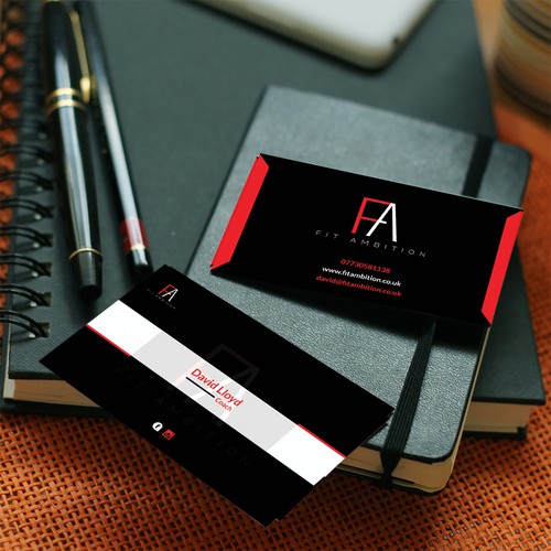 Three Color Business Card