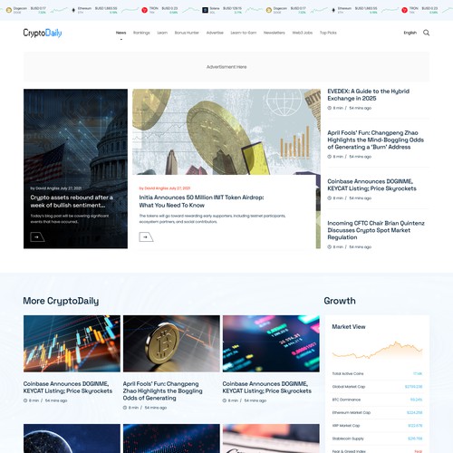 Simple Blog/Article Page Design
