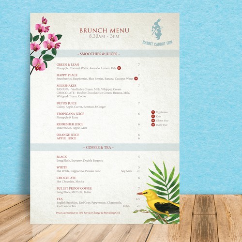 Menu Design