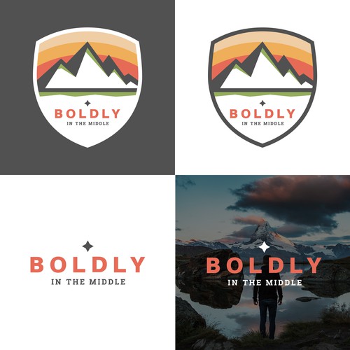 Logo concept for Boldy In The Middle