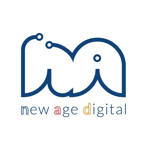 Design a new age logo for a digital ad agency start up