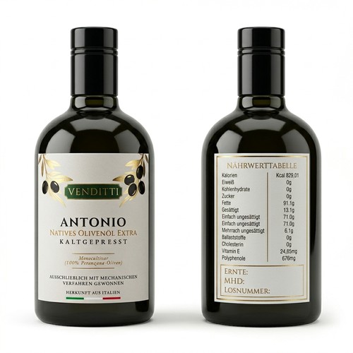 Olive Oil Label Design