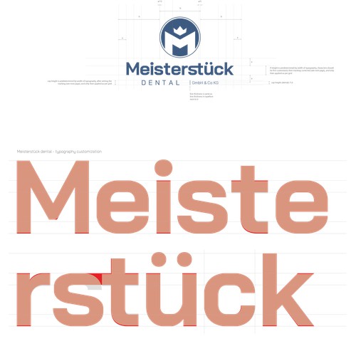 Meisterstuck logo development and apllication guidebook