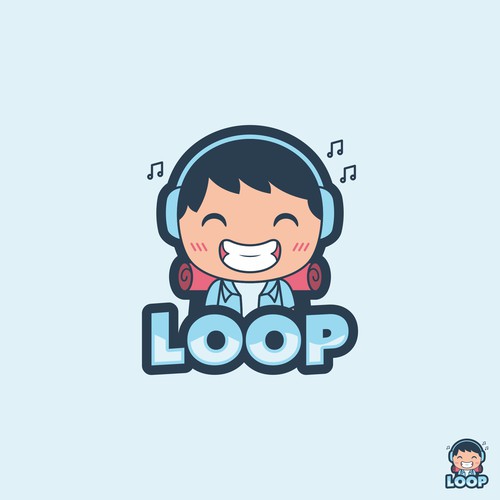 Fun and playful logo concept for LOOP