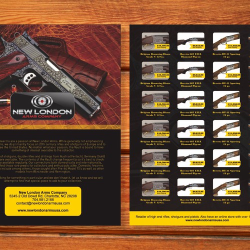 Help New London Arms Company with a new postcard, flyer or print