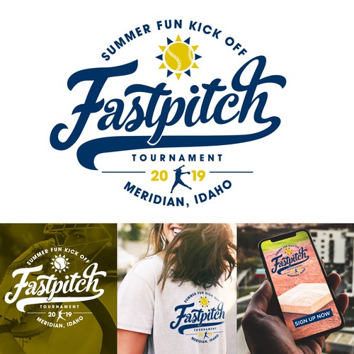 Fastpitch Tournament Logo Design