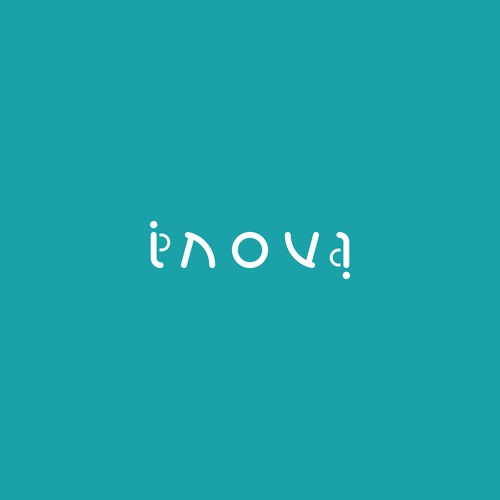 Ambigram logo for innovative furniture: Inova