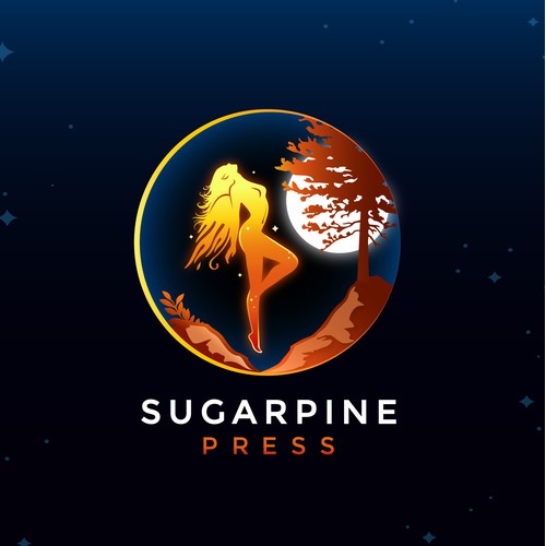 Sugar Pine Press Logo Illustration