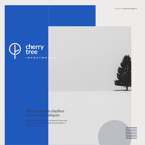 Minimalist and literal mark for Cherry Tree Investments