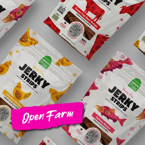 Packaging design for Open Farm