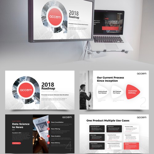 Pitch deck presentation design