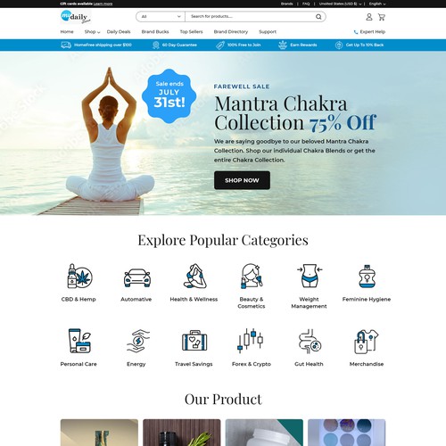 Website design