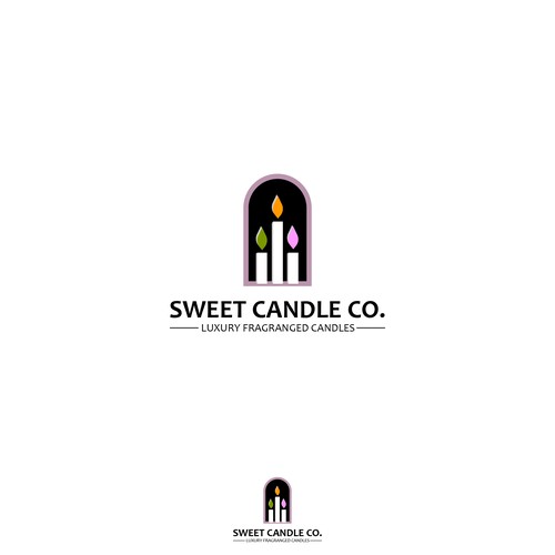 Sweet Candle Co. logo concept