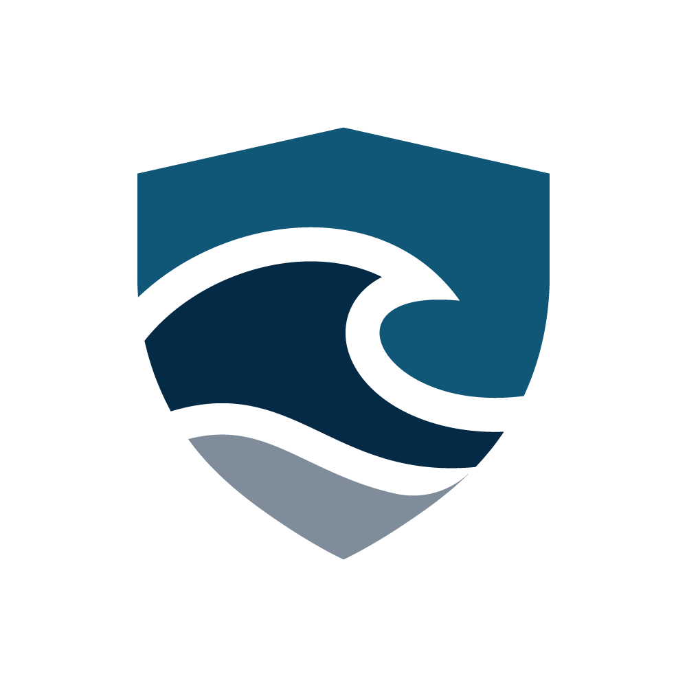 Water themed logo, use the colors blue. Company name is “deepBlue”, and then “Strategic Services”
