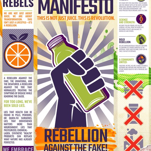 Social Media Graphics for Juice Rebel