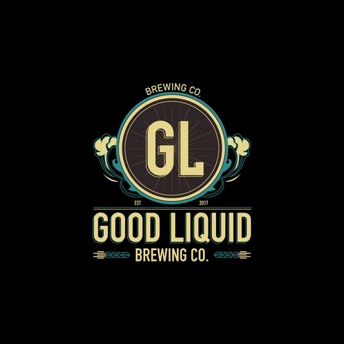 Logo concept for "The Good Liquid Brewery".