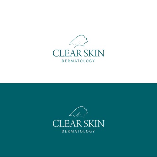 Logo concept for clear skin dermatology