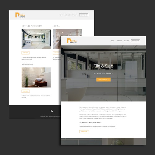 Petra Construction Website