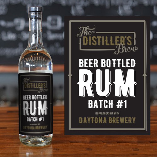 Concept for Rum label