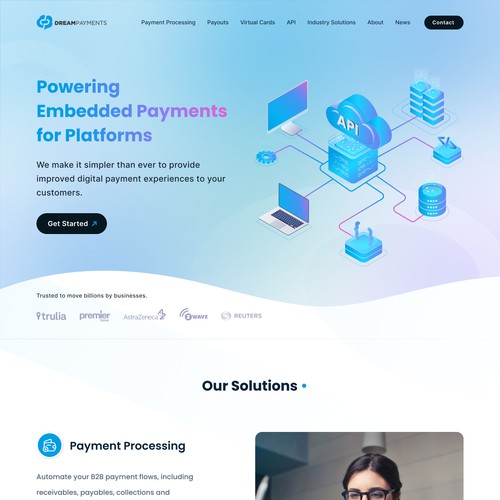 Fintech Landing Page