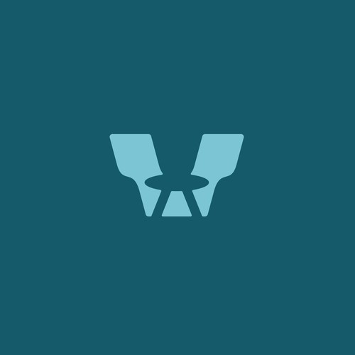 Letter V logo concept