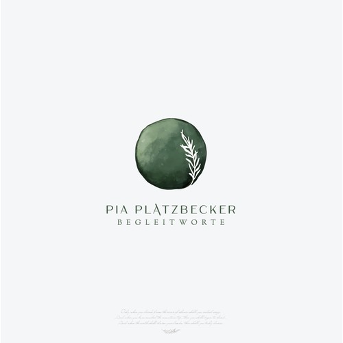 Logo for Pia Platzbecker, a free speaker