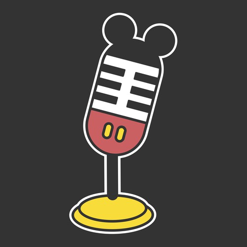 Disney themed podcast logo