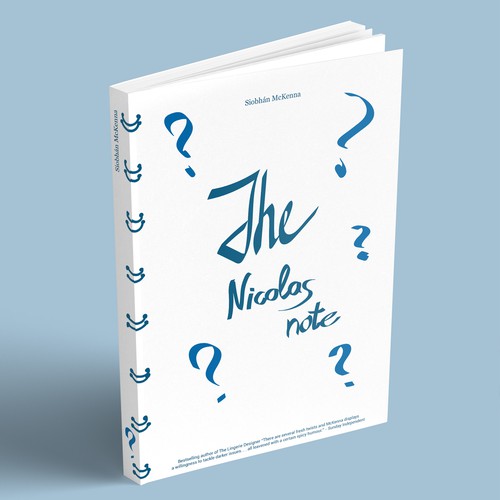 design concept cover for a book "The Nicolas Note".
