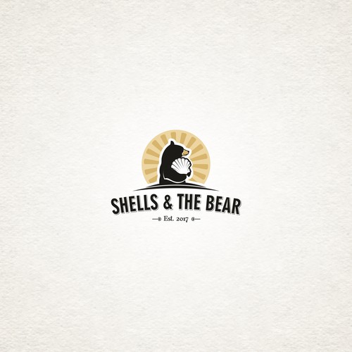 Logo with a bear.