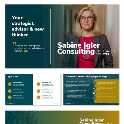 Sabine Igler Consulting Proposal Template