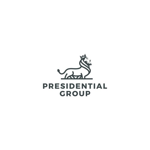 President logo for Presidential group - Construction