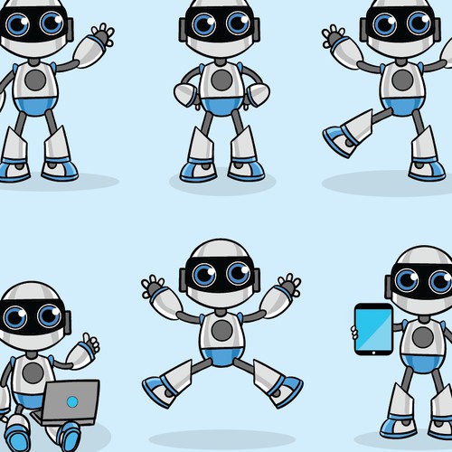 Robot mascot design