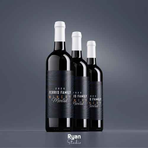 Modern Wine Label design