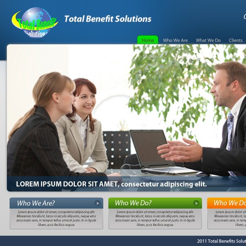 Total Benefit Solutions company Web Design