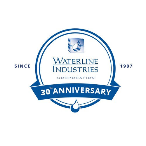 Anniversary logo design