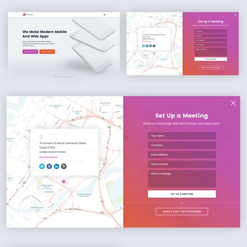 Contact Page Design