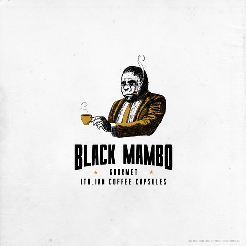 Design a dark, edgy & luxurious logo for Black Mambo