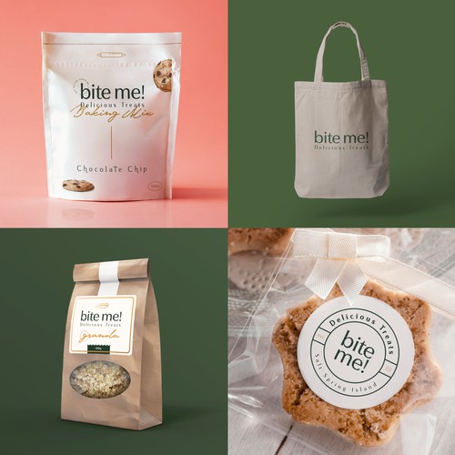 Bite Me - Delicious Treats & Baked Goods - Logo Design & Branding
