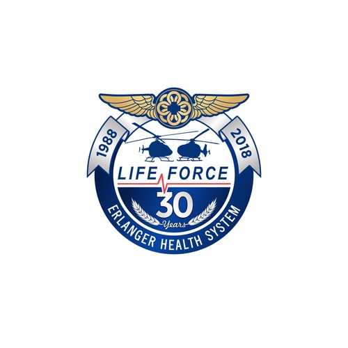 Air Medic Anniversary Emblematic Logo